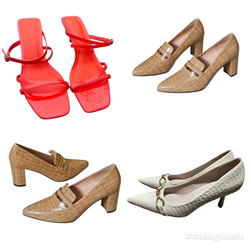 COPY - 3 Pair Women Heel/pointed Heels available on sale, Size 37/6.5